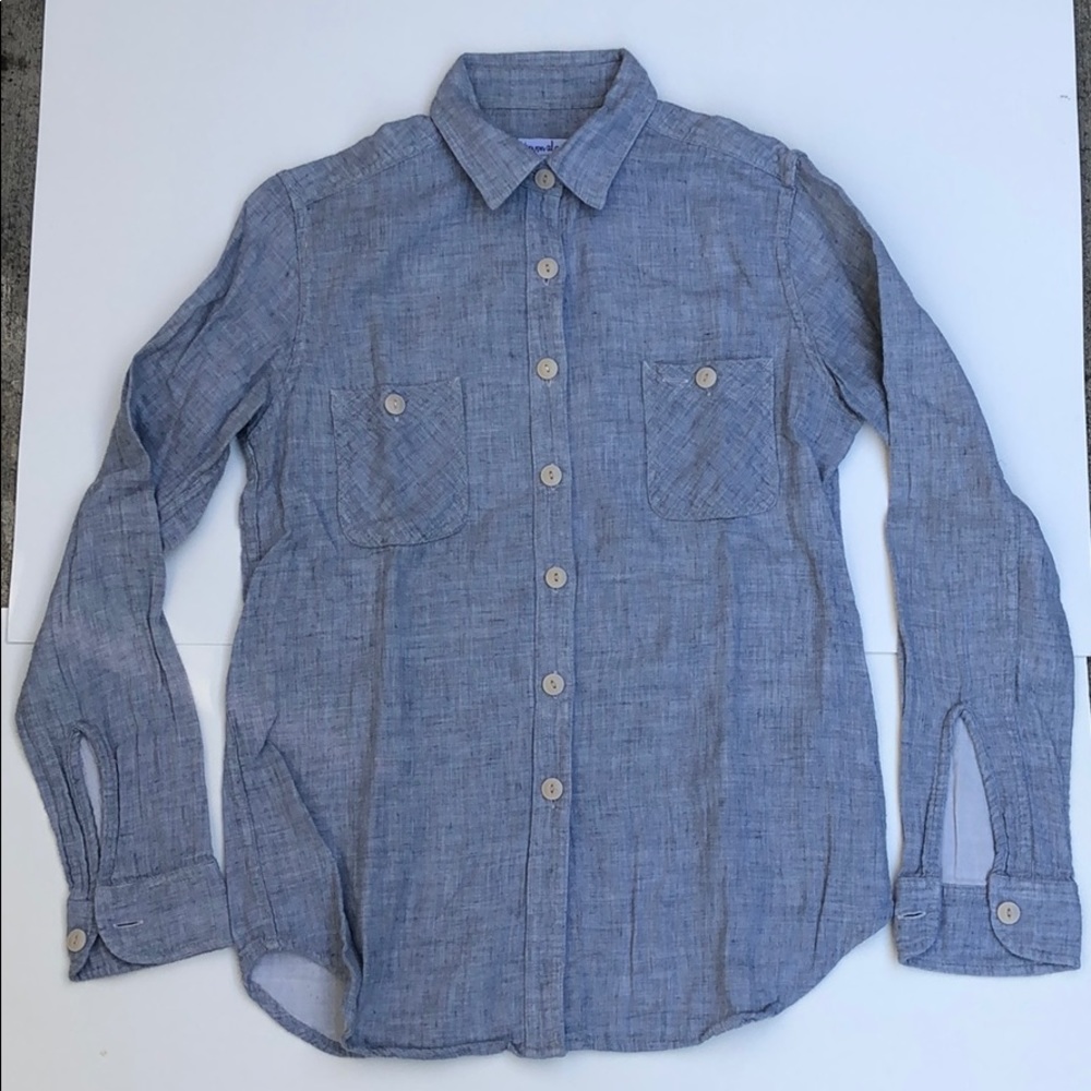 Steven Alan Blue Workshirt Button Down